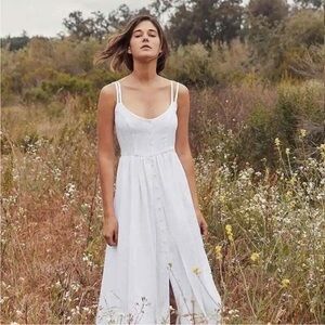 Christy Dawn Nicks Dress in White/Ivory, size Small